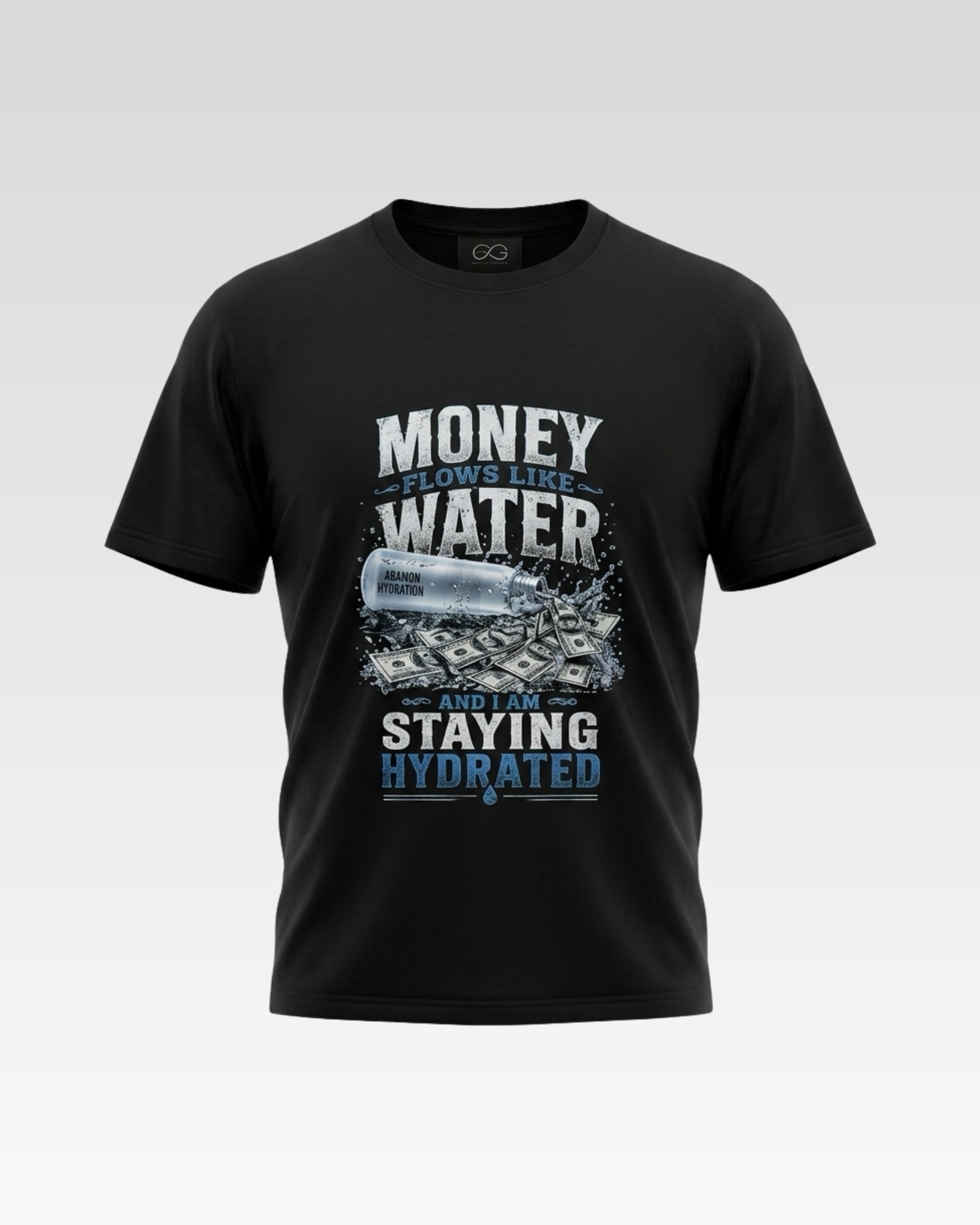 MONEY WATER T-SHIRT | BLACK