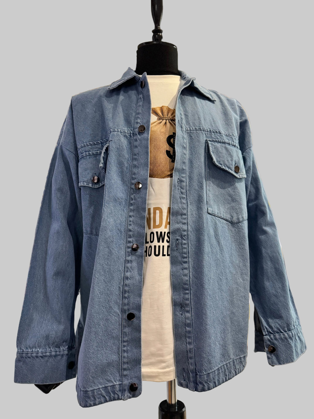 ZEBBRA OVERSHIRT | LIGHT BLUE