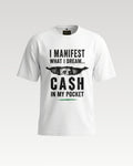 MANIFESTING CASH T-SHIRT | OFF WHITE