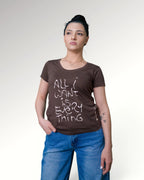 ALL I WANT T-SHIRT | CHOCO