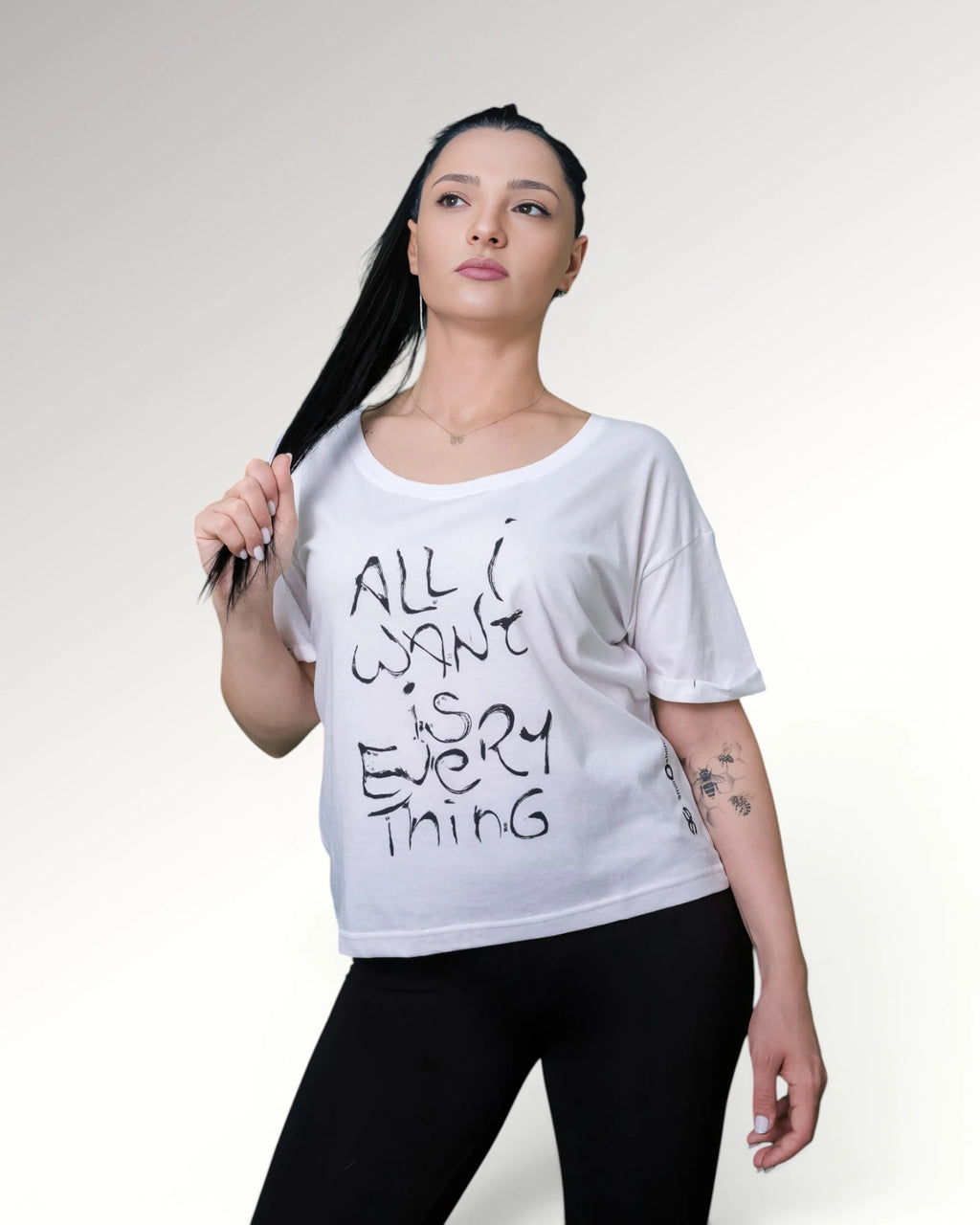 ALL I WANT T-SHIRT | WHITE