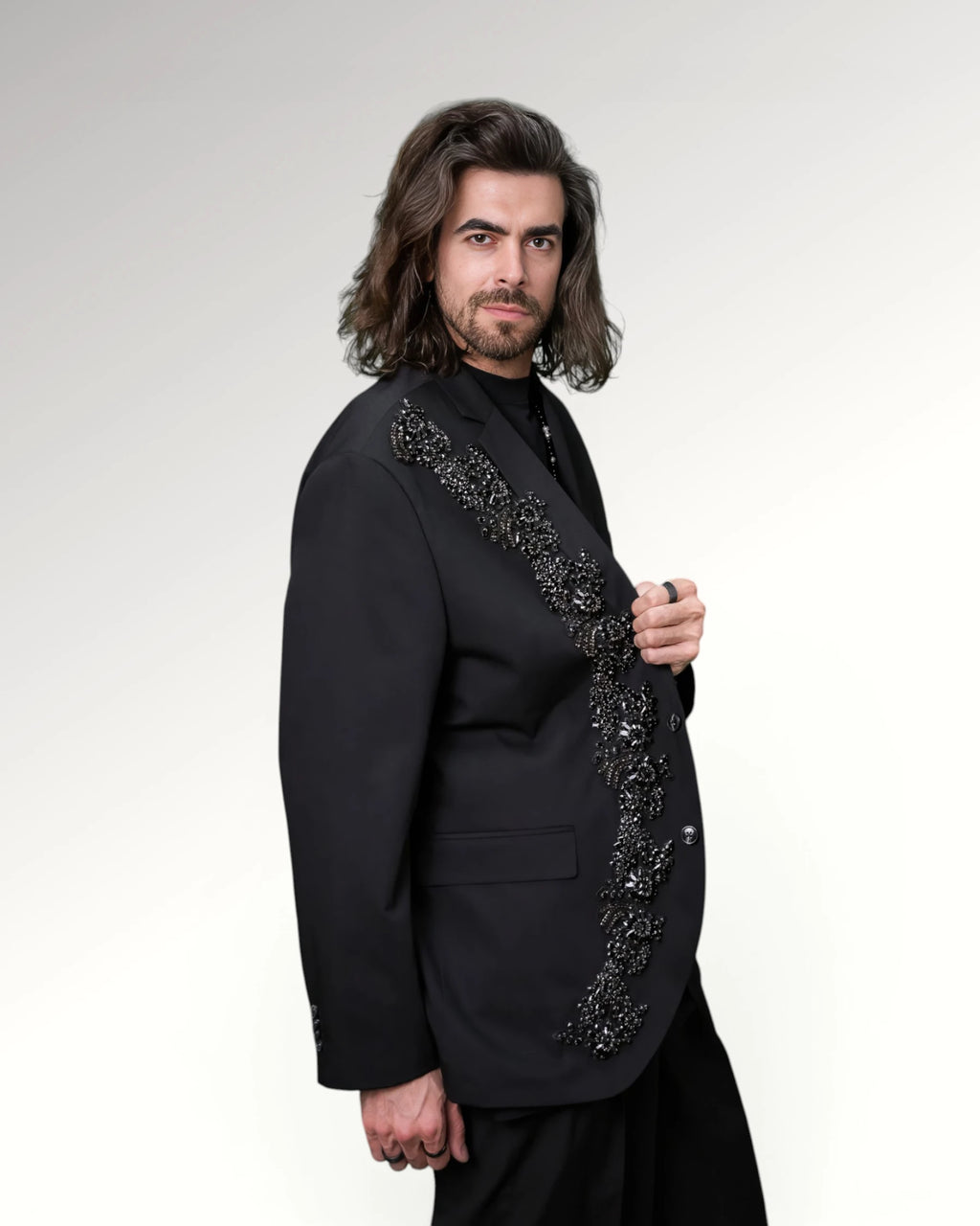 BLACK LOTUS BLAZER | BLACK
