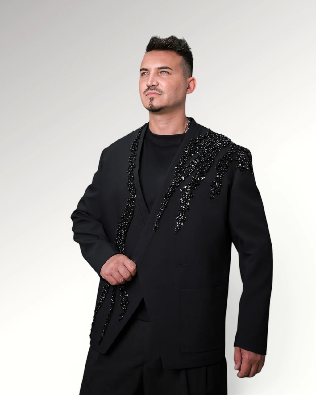 BLACK OCTOPUS ON BLAZER | BLACK