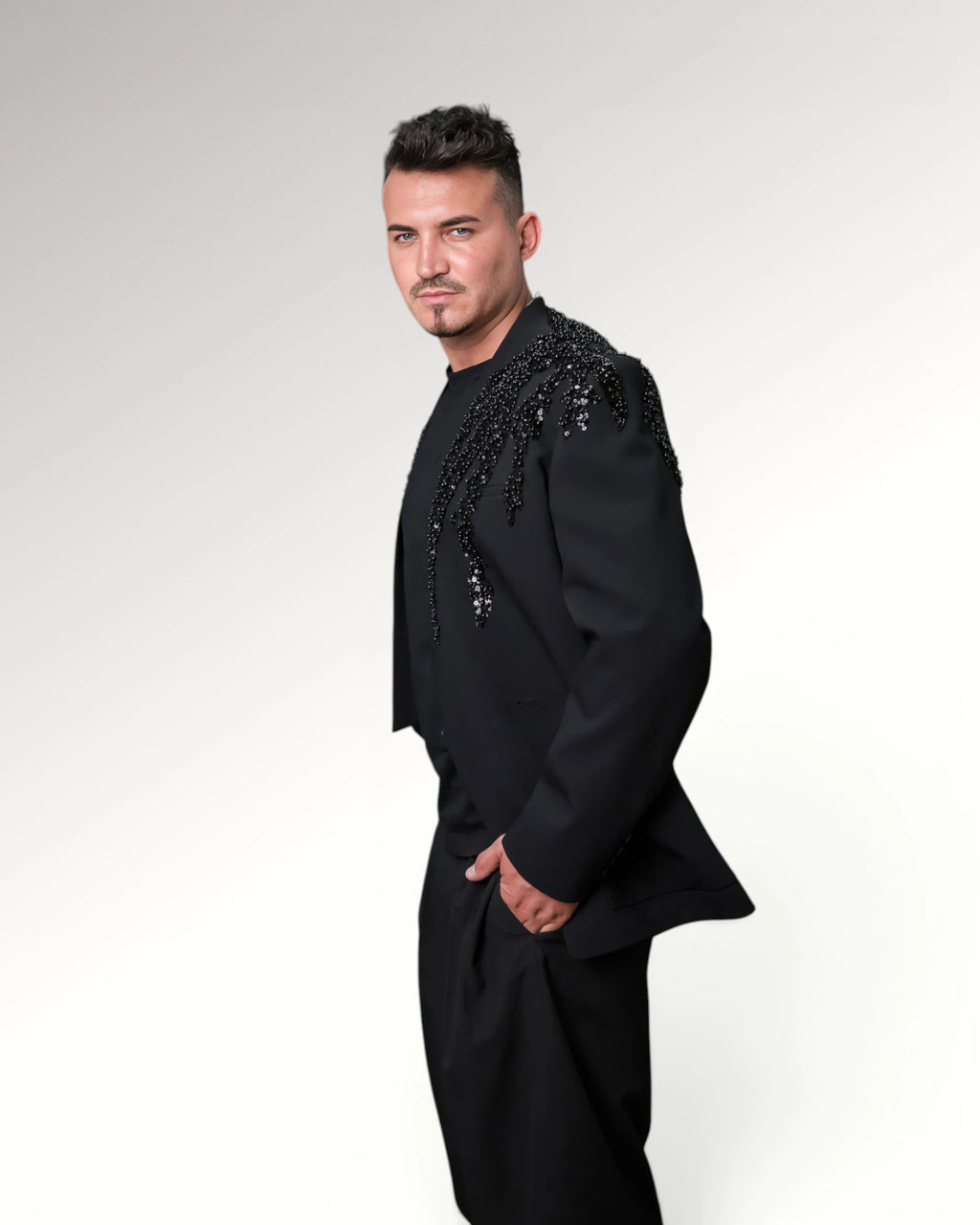 BLACK OCTOPUS ON BLAZER | BLACK