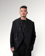 BLACK OCTOPUS ON BLAZER | BLACK