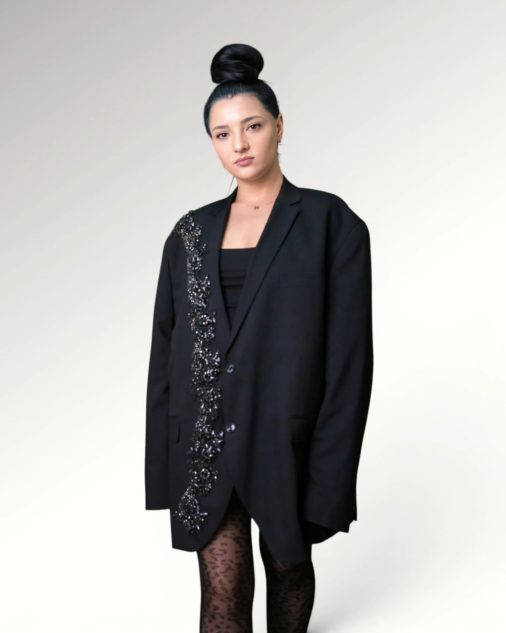 BLACK LOTUS BLAZER | BLACK