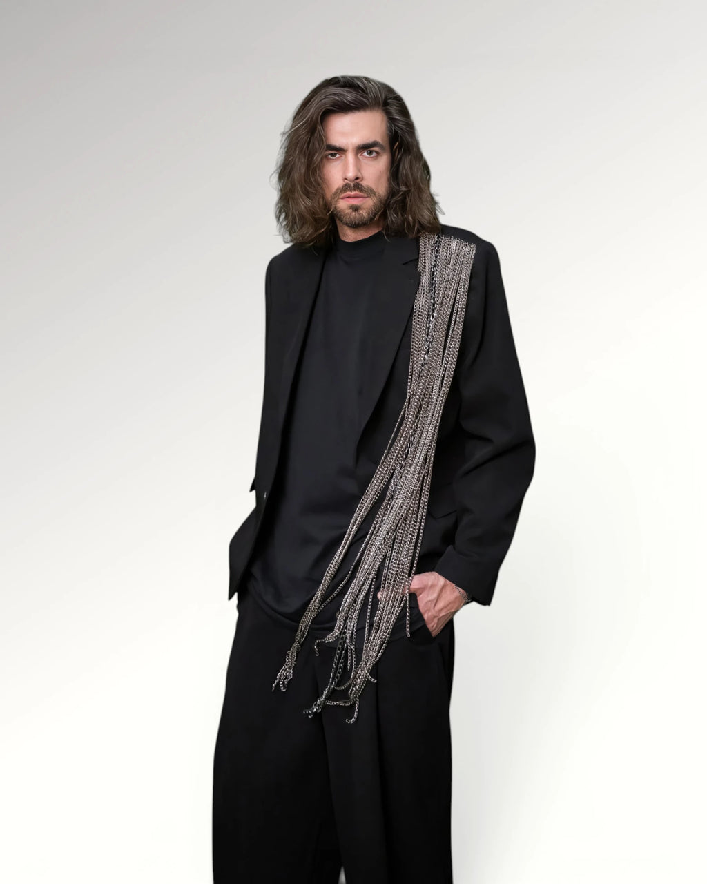 CHAINED TO THE RHYTM BLAZER | BLACK