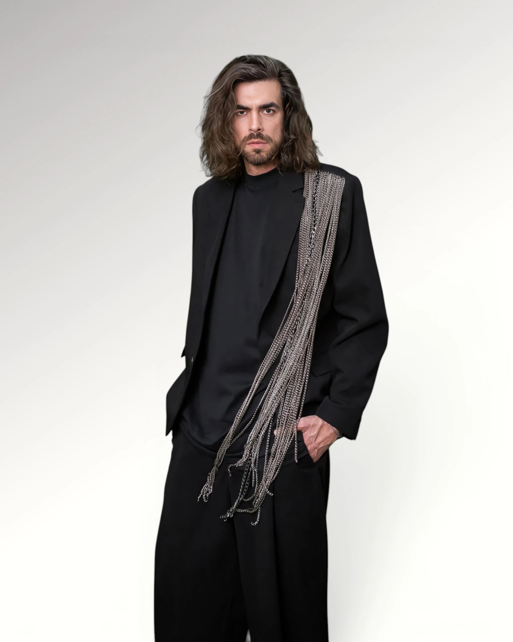 CHAINED TO THE RHYTM BLAZER | BLACK