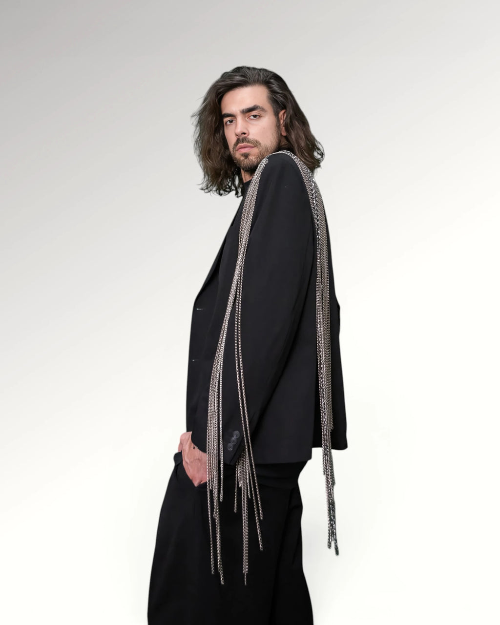 CHAINED TO THE RHYTM BLAZER | BLACK