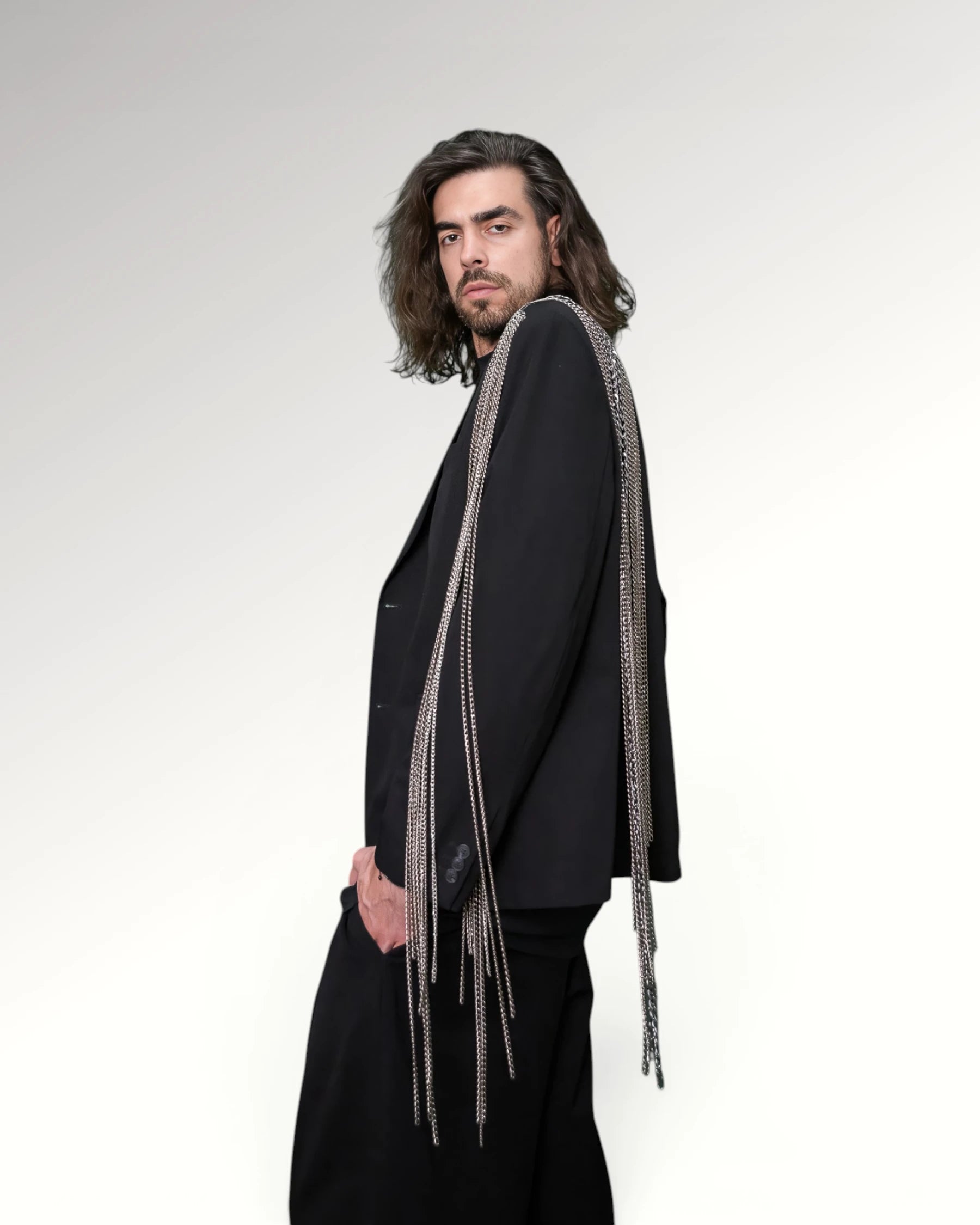 CHAINED TO THE RHYTM BLAZER | BLACK