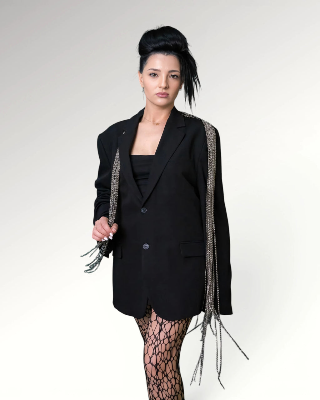 CHAINED TO THE RHYTM BLAZER | BLACK