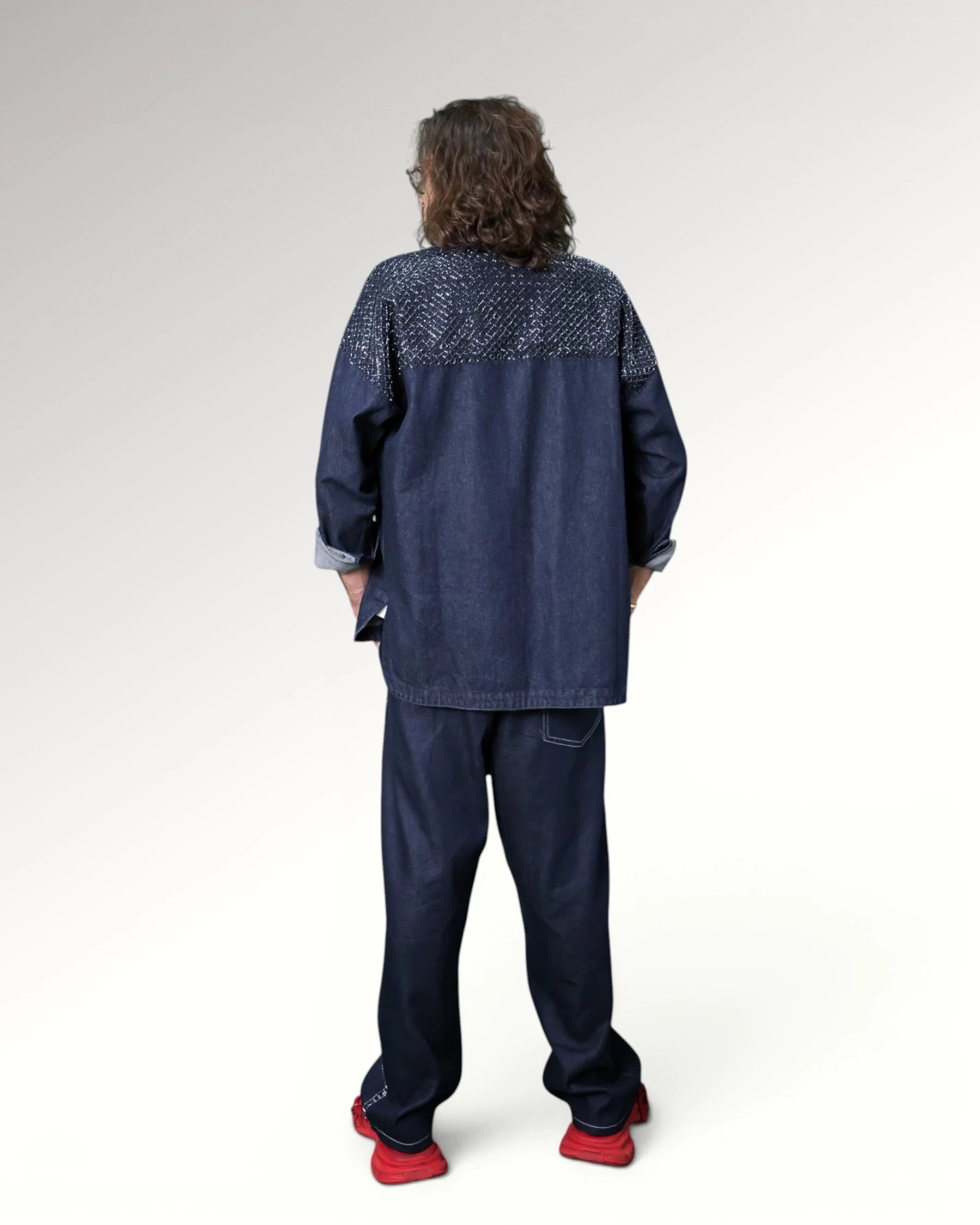 FISHNET JACKET | DARK BLUE