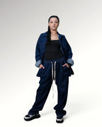 FISHNET JACKET | DARK BLUE