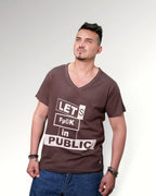 IN PUBLIC T-SHIRT | CHOCO