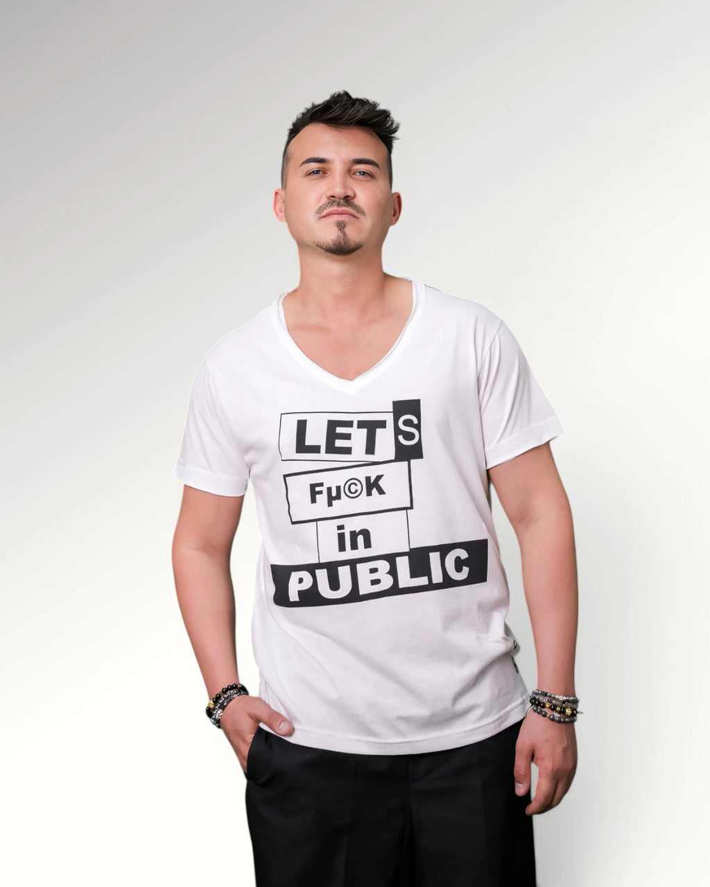 IN PUBLIC T-SHIRT | WHITE