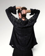 LOTUS CORDUROY SHIRT | BLACK