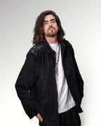 LOTUS CORDUROY SHIRT | BLACK