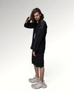 LOTUS CORDUROY SHIRT | BLACK