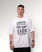 MANIFESTING CASH T-SHIRT | OFF WHITE