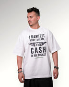 MANIFESTING CASH T-SHIRT | OFF WHITE
