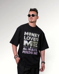 MONEY LOVE T-SHIRT | BLACK