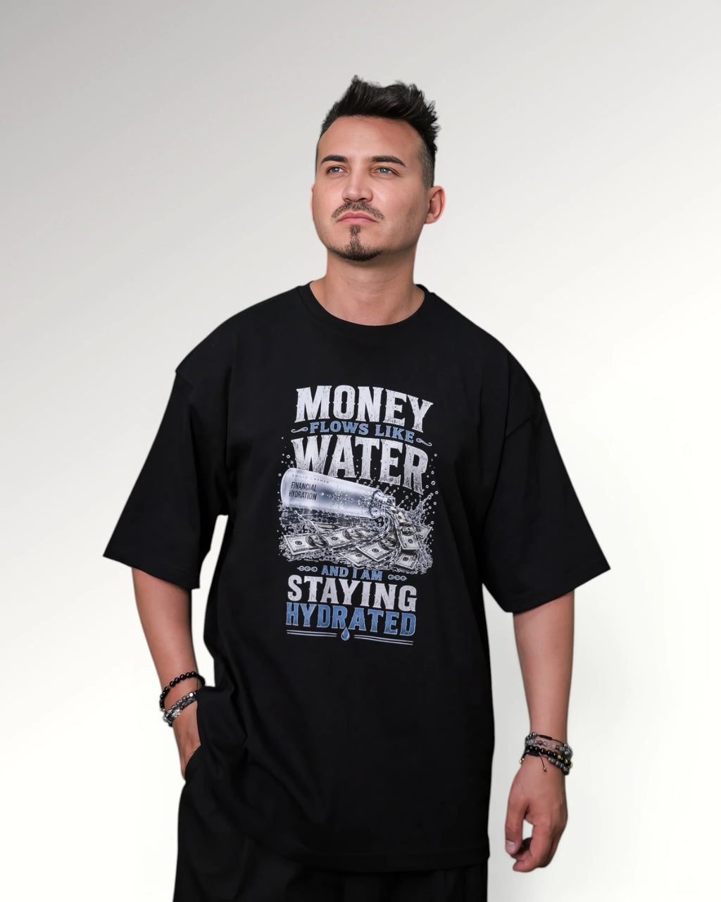 MONEY WATER T-SHIRT | BLACK
