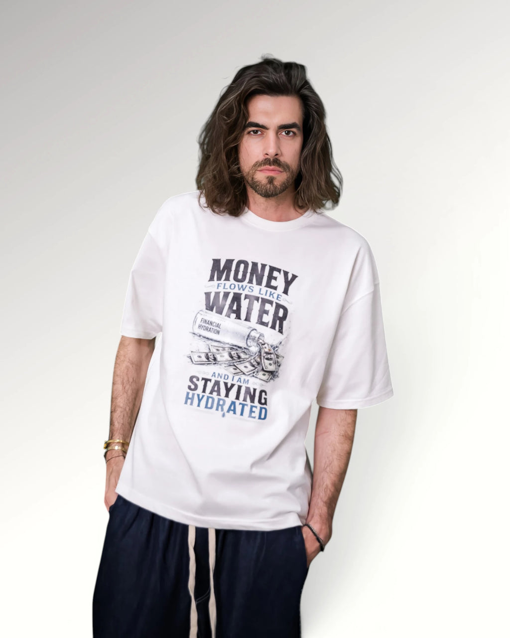 MONEY WATER T-SHIRT | OFF WHITE