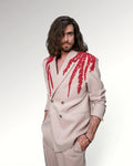 RED OCTOPUS BLAZER | NUDE