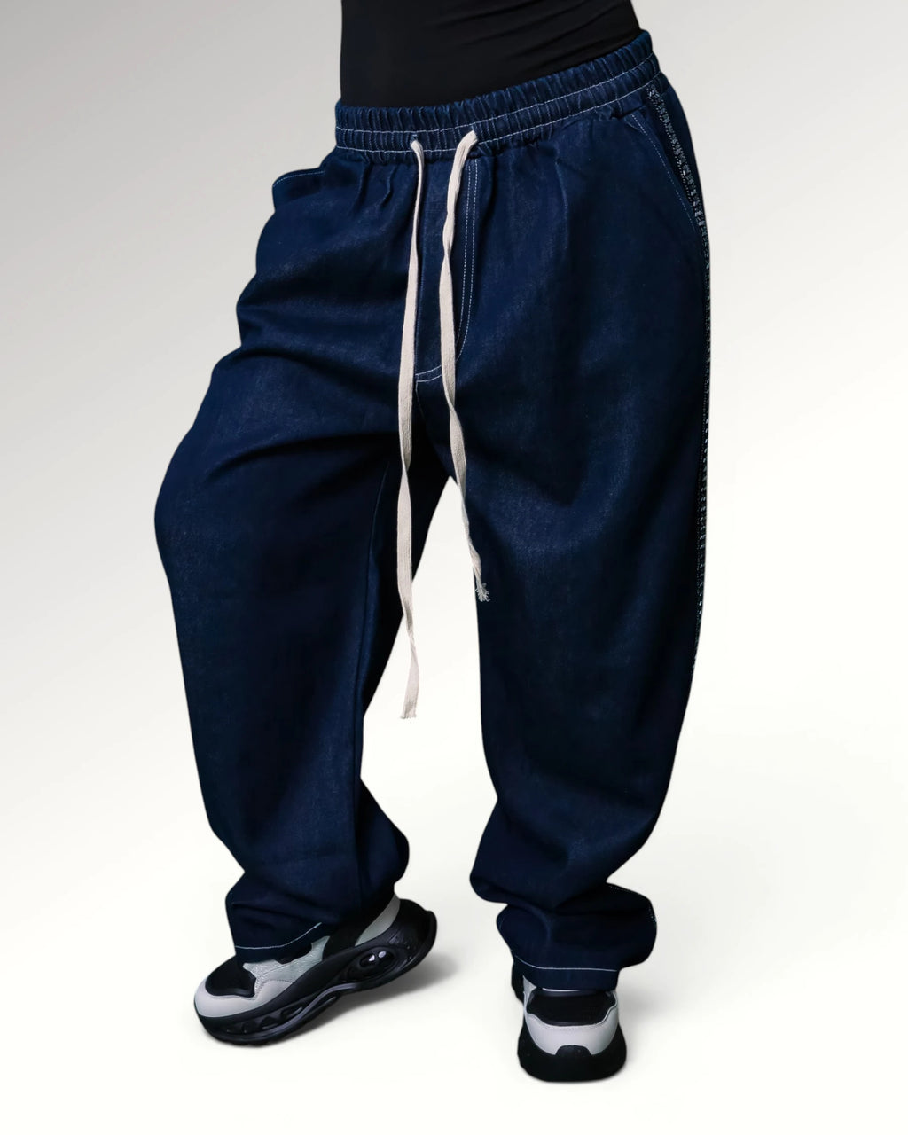 WIDE FIT JOGGERS | DARK BLUE