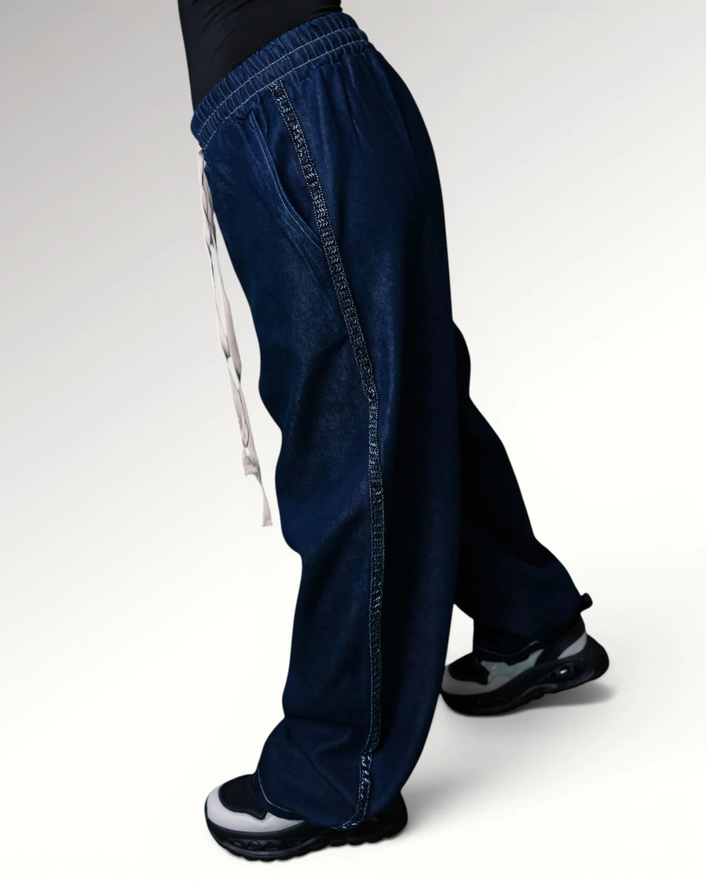 WIDE FIT JOGGERS | DARK BLUE