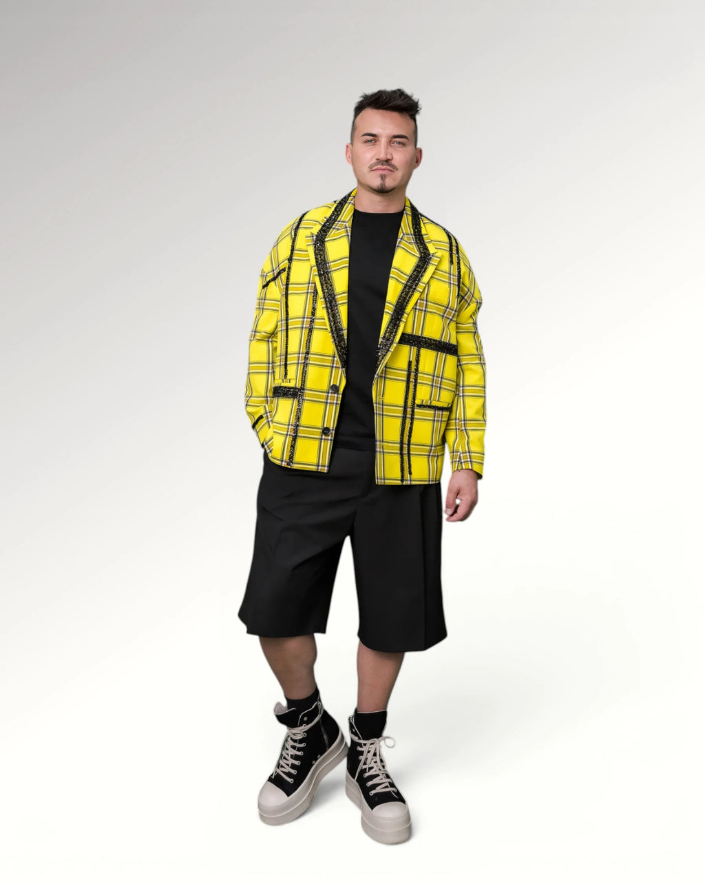 YELLOW BRITTAIN BLAZER | YELLOW
