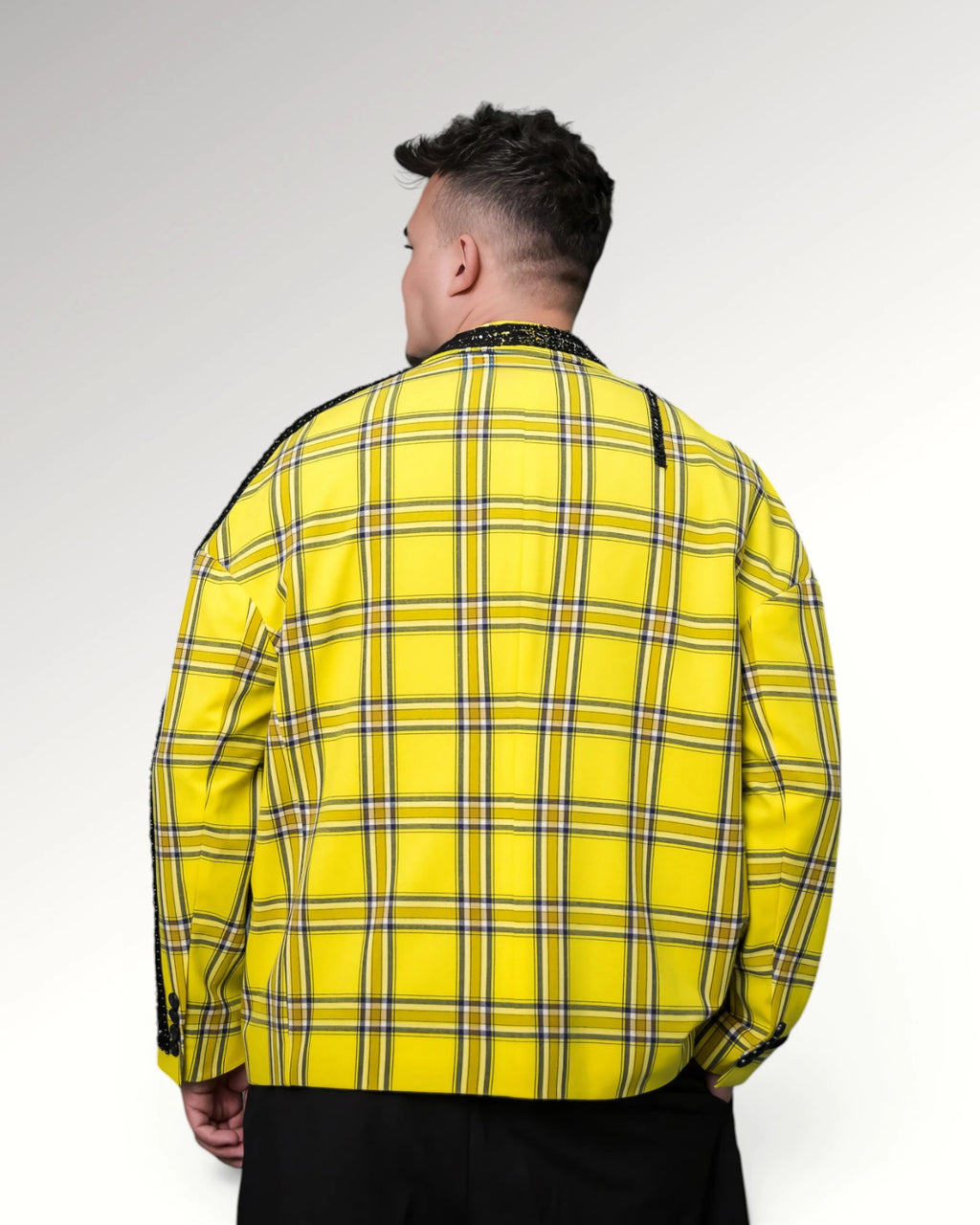 YELLOW BRITTAIN BLAZER | YELLOW