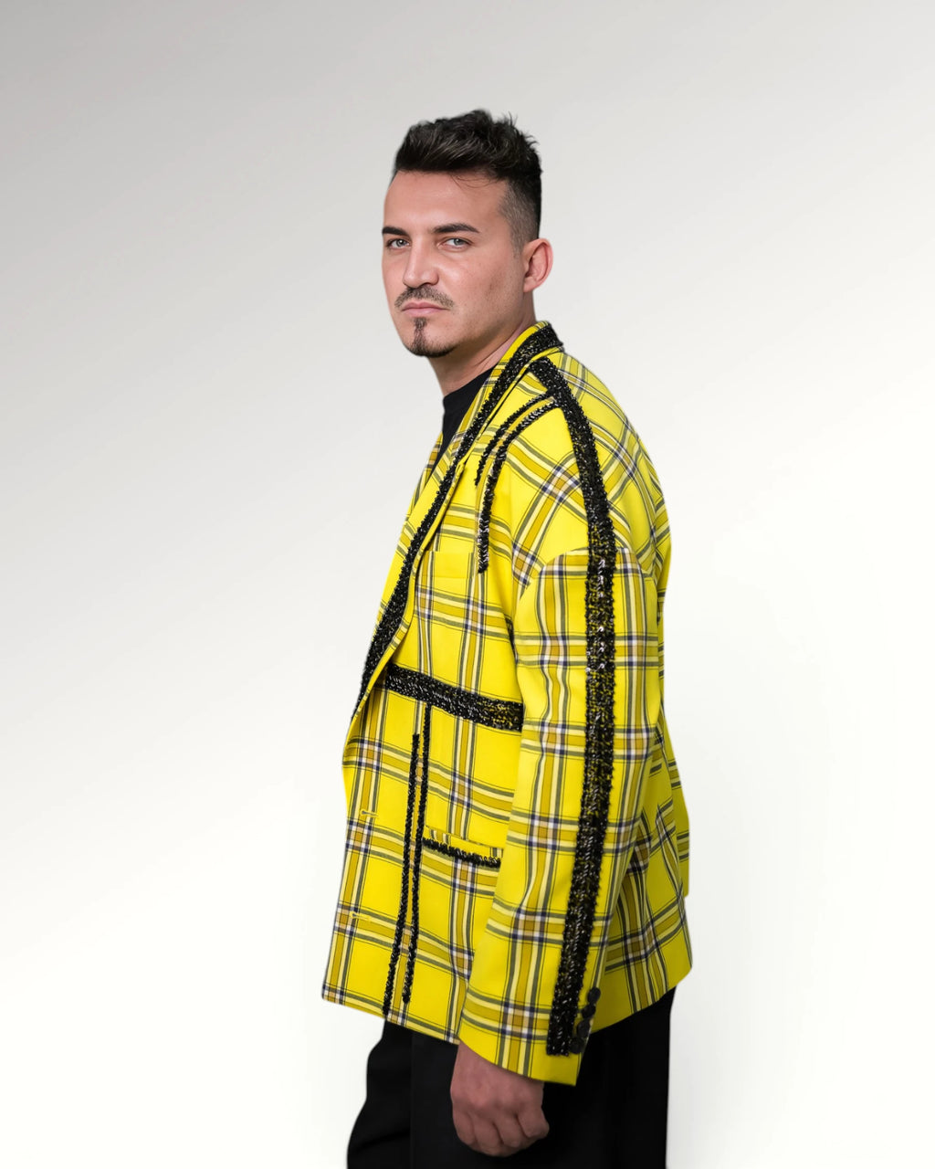 YELLOW BRITTAIN BLAZER | YELLOW