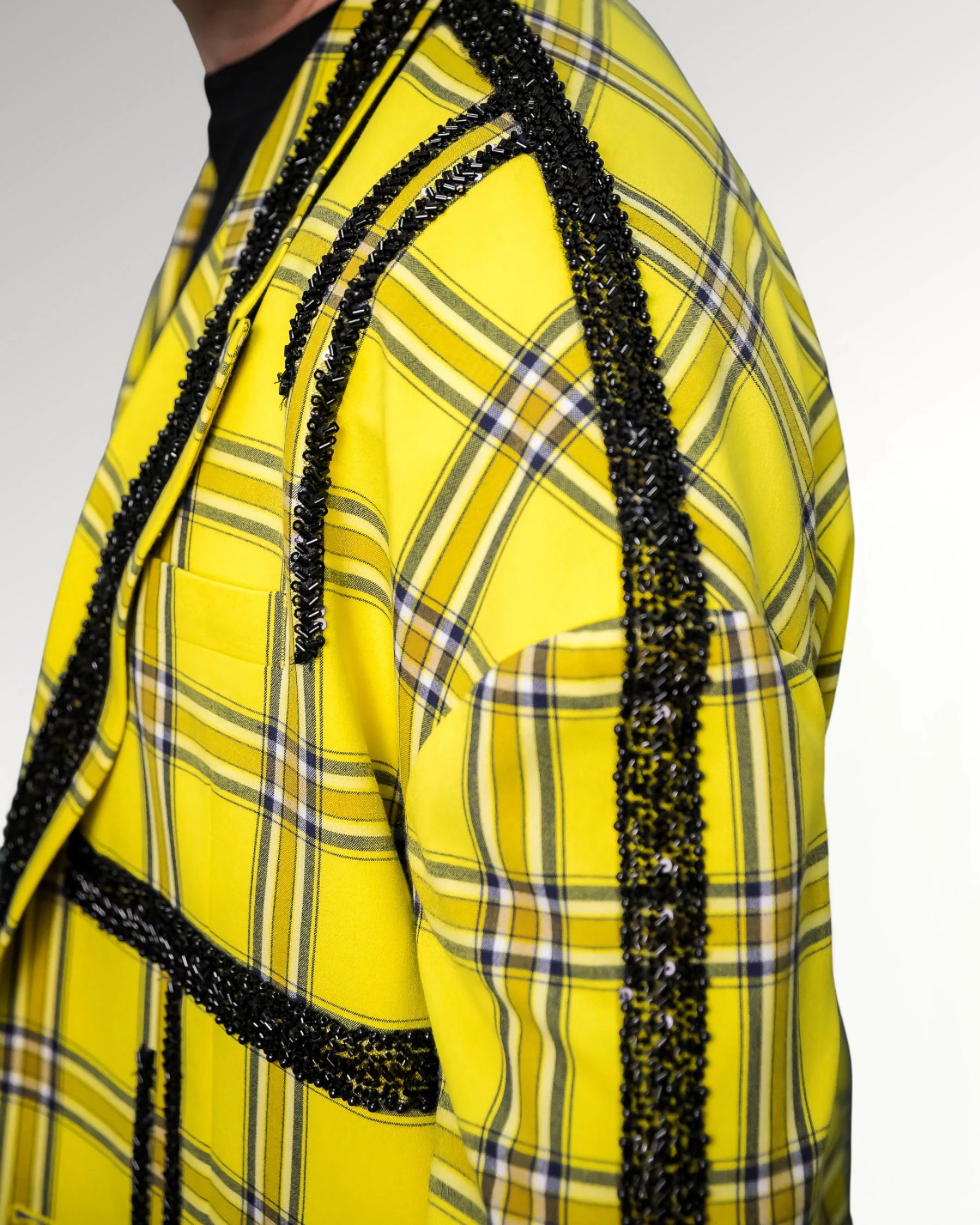 YELLOW BRITTAIN BLAZER | YELLOW