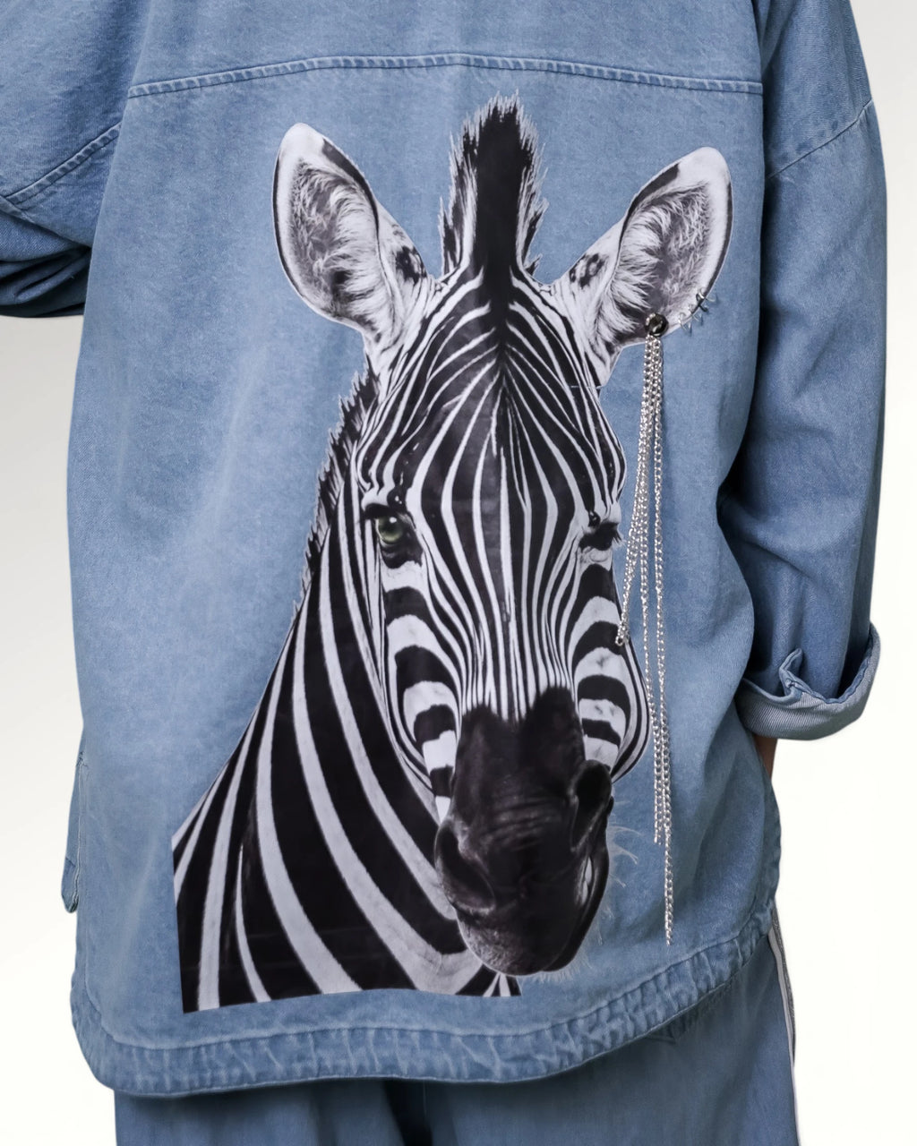 ZEBBRA OVERSHIRT | LIGHT BLUE