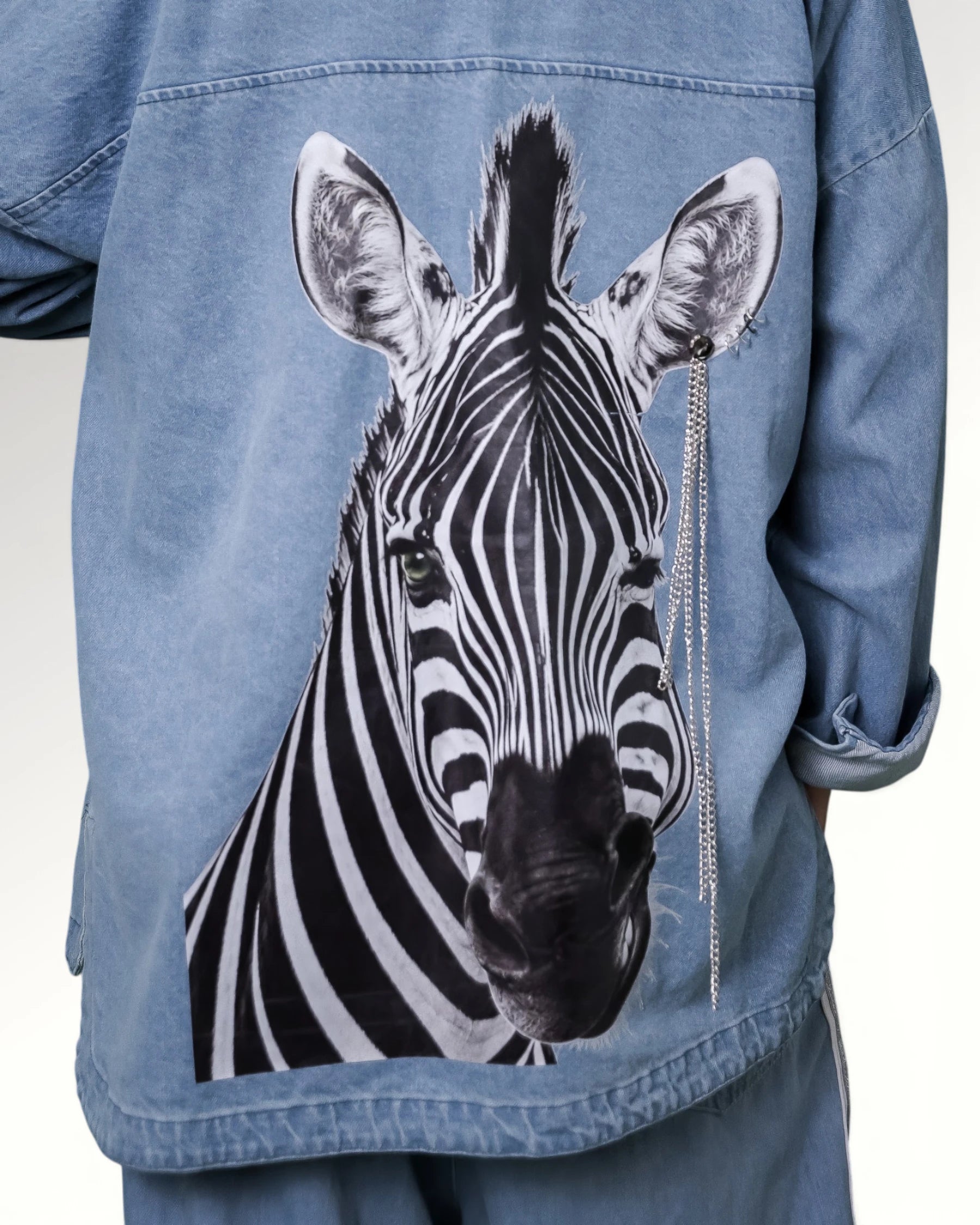 ZEBBRA OVERSHIRT | LIGHT BLUE