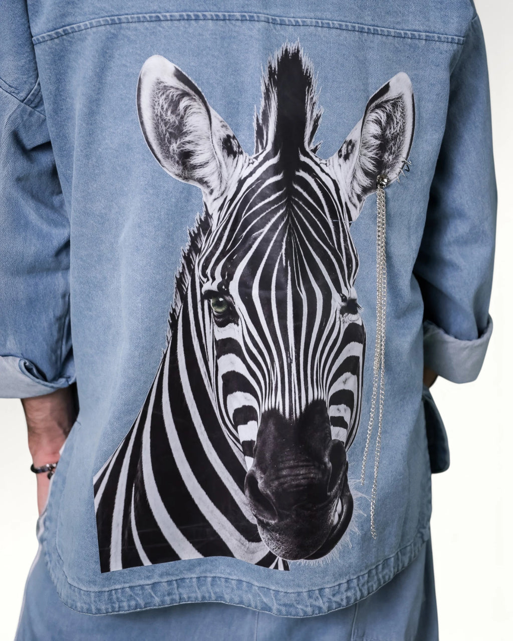 ZEBBRA OVERSHIRT | LIGHT BLUE