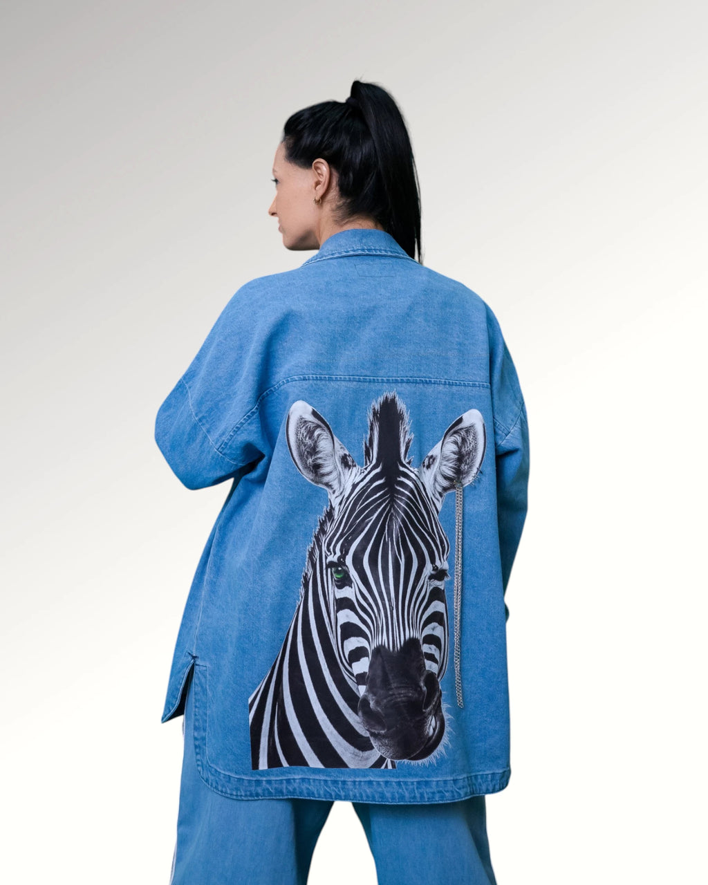 ZEBBRA OVERSHIRT | LIGHT BLUE