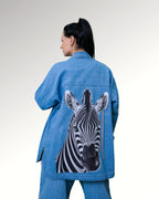 ZEBBRA OVERSHIRT | LIGHT BLUE